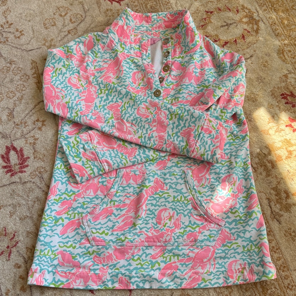 Lilly Pulitzer Lobster Print Pullover